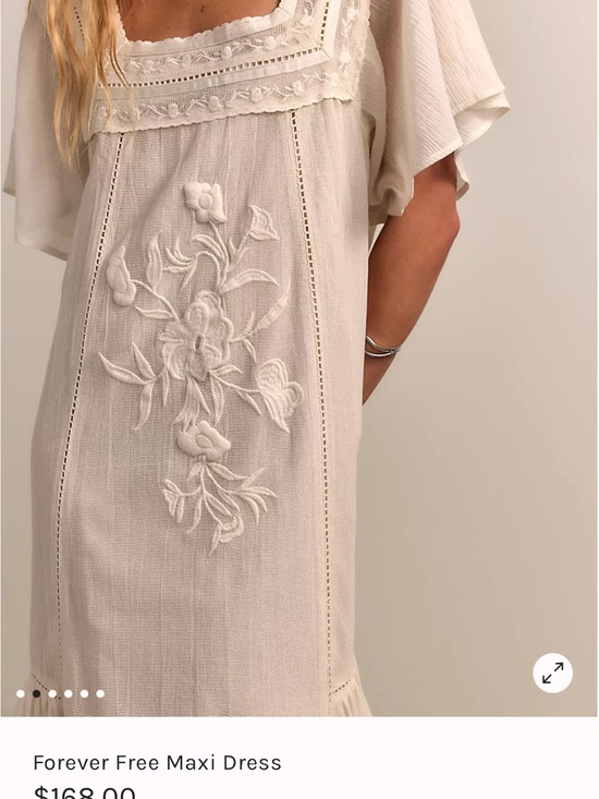 Free People Dresses & Skirts - Free People NEW White Embroidered Maxi Dress